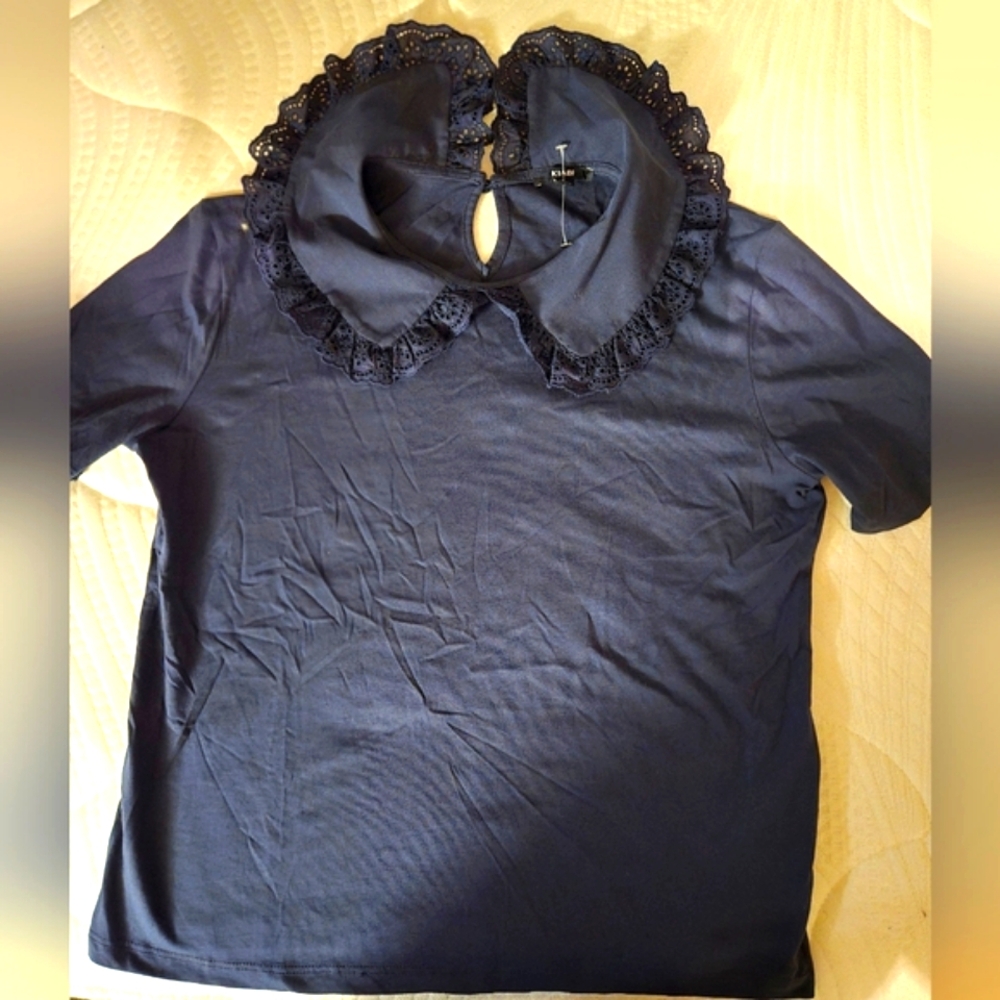 T-shirt taille S bleu